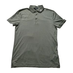 J Lindeberg Men's SHIRT POLO KV Regular Fit Golf Moss Green Sz M Medium NEW